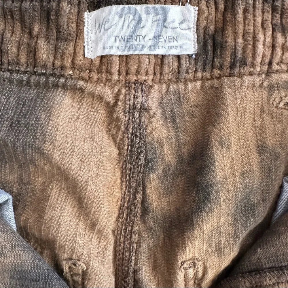 Free people acid dyed corduroy pants